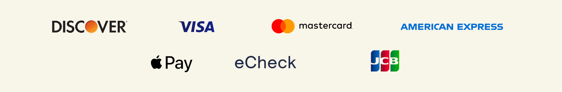 Authorize.net Accepted Credit Cards